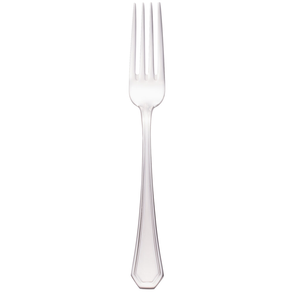 Walco Prim from Steelite International WL9705 7 5/8" 18/10 Stainless Steel Extra Heavy Weight Dinner Fork - 24/Case