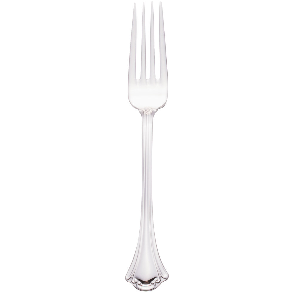Walco Sentry from Steelite International WL95051 8 1/8" 18/10 Stainless Steel Extra Heavy Weight European Table Fork - 24/Case