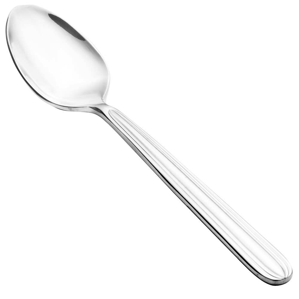 Walco Maremma from Steelite International WL4001 5 3/8" 18/0 Stainless Steel Heavy Weight Teaspoon - 12/Case