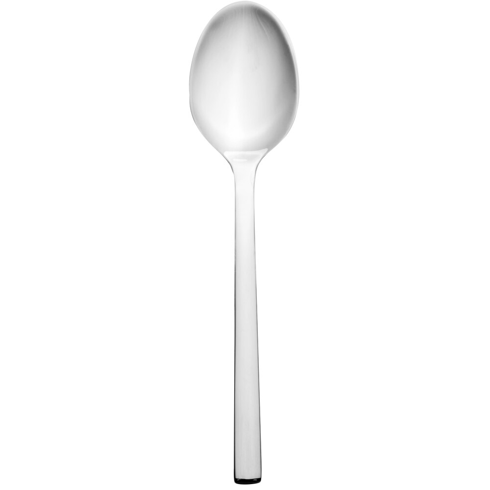 Walco Semi from Steelite International WL0929 4 5/16" 18/10 Stainless Steel Extra Heavy Weight Demitasse Spoon - 12/Case