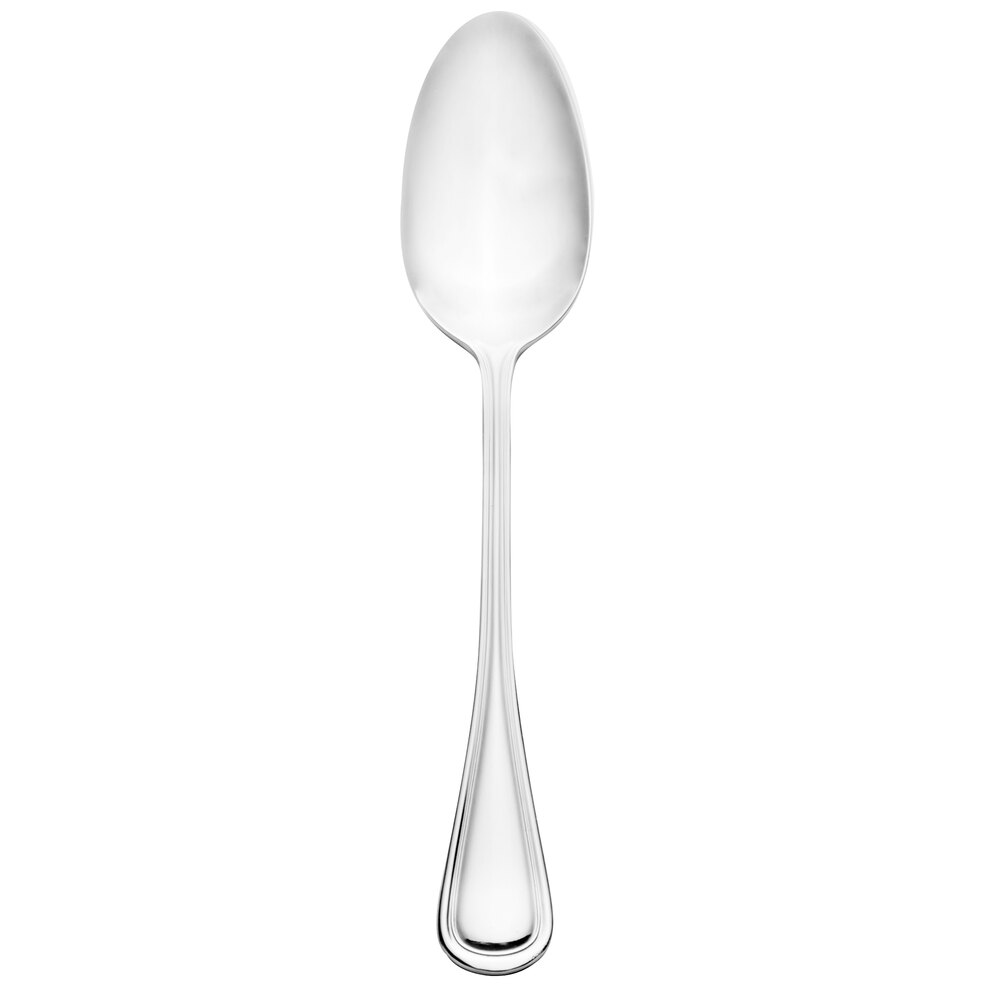 Walco Lisbon from Steelite International WL3503 8 5/16" 18/0 Stainless Steel Heavy Weight Tablespoon / Serving Spoon - 36/Case