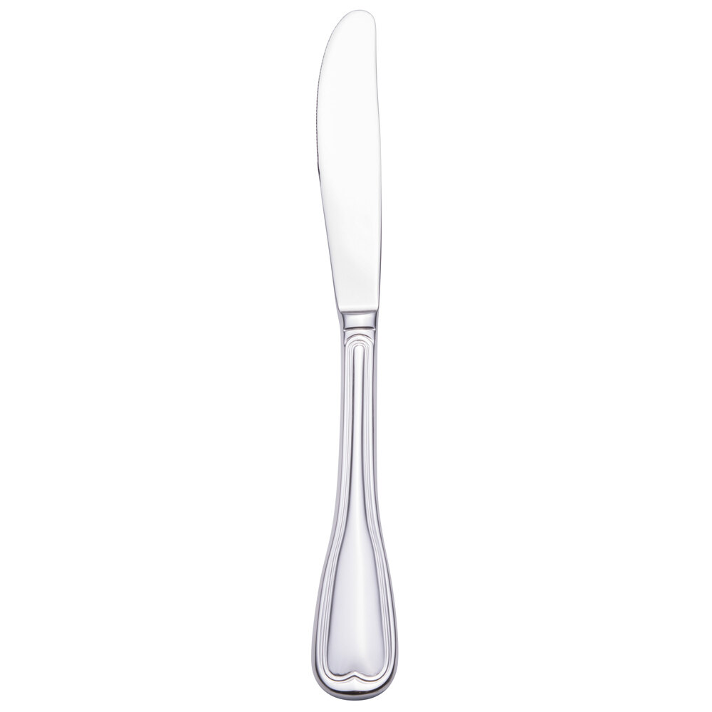 Walco Luxor from Steelite International WL9345 8 13/16" 18/10 Stainless Steel Extra Heavy Weight Dinner Knife - 12/Case