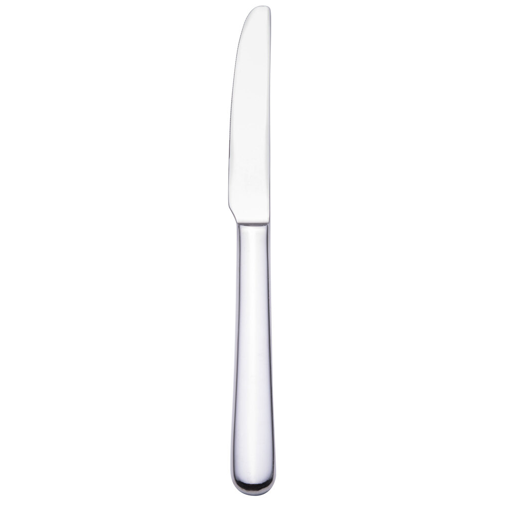 Walco Star from Steelite International WL8451 9 1/4" 18/10 Stainless Steel Extra Heavy Weight European Table Knife - 12/Case