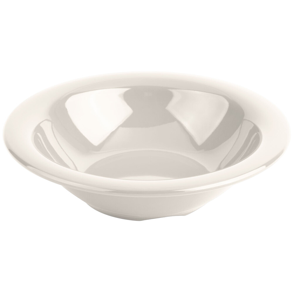 Carlisle 3303642 Sierrus 12 oz. 7 1/4" Bone Rimmed Melamine Bowl - 24/Case