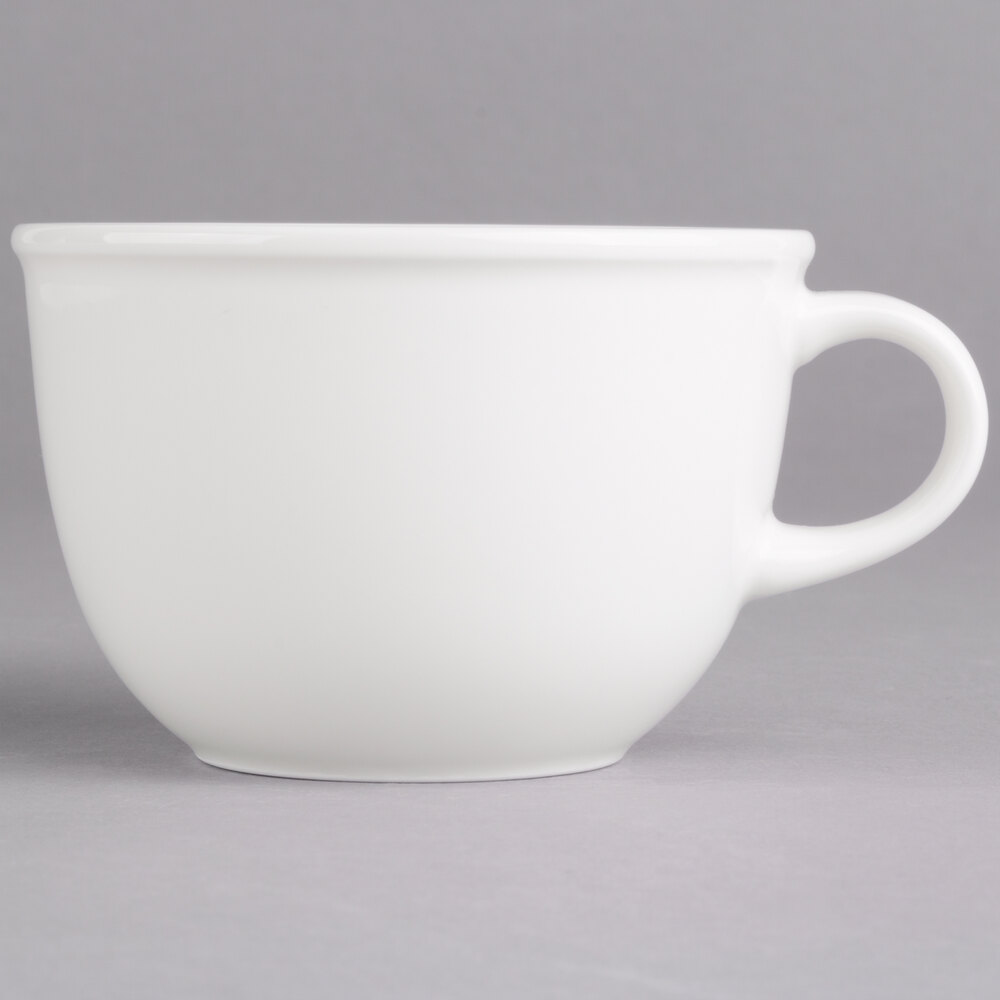 Villeroy & Boch 16-2016-1270 Corpo 7.5 oz. White Porcelain Cup - 6/Case