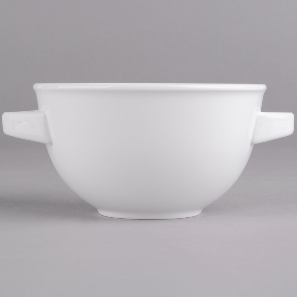 Villeroy & Boch 16-2016-2510 Corpo 9 oz. White Porcelain Soup Cup - 6/Case