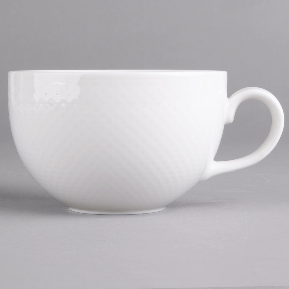 Villeroy & Boch 16-2155-1210 Easy White 13.5 oz. White Porcelain Cup - 6/Case