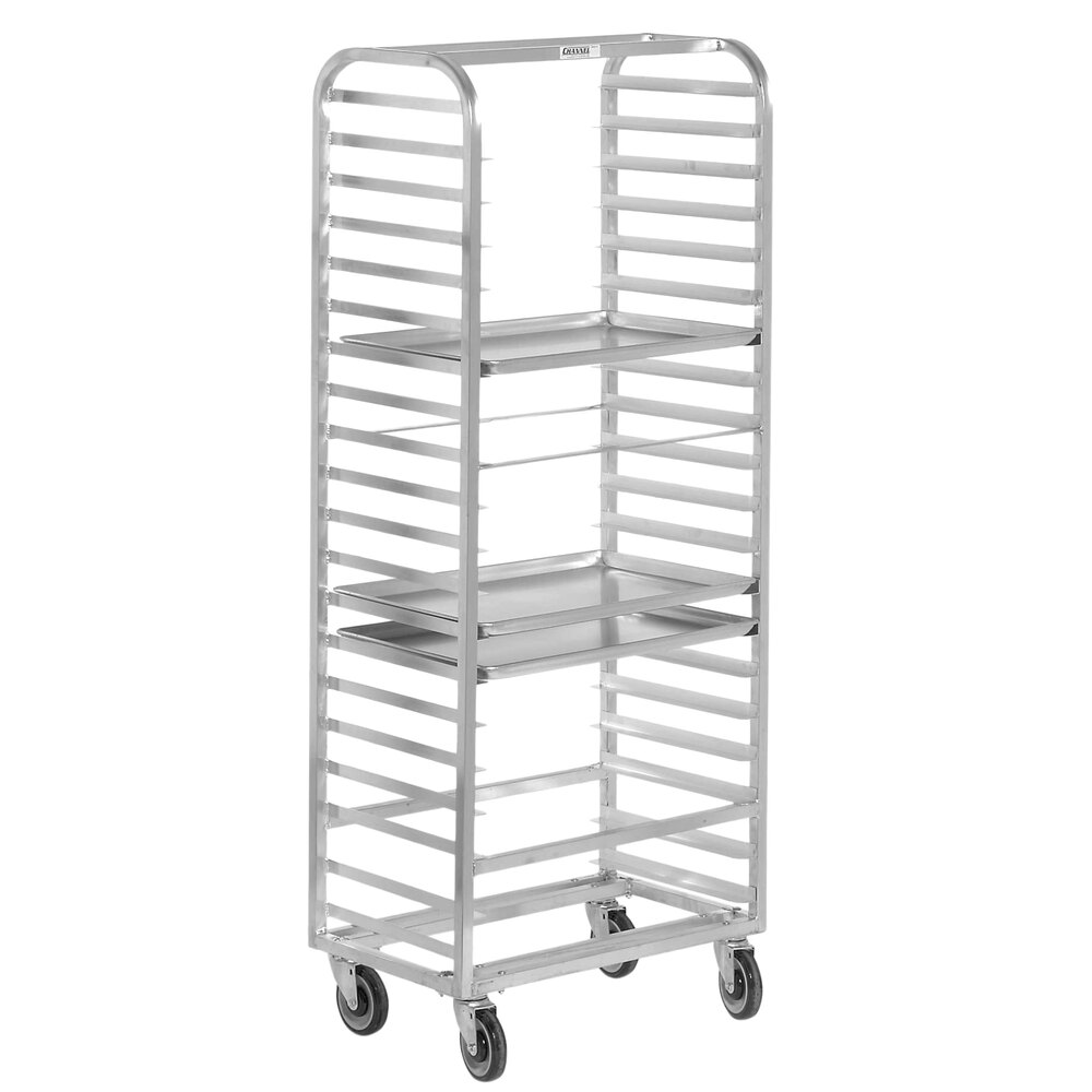 Channel 413S 12 Pan Side Load Stainless Steel Bun / Sheet Pan Rack - Assembled