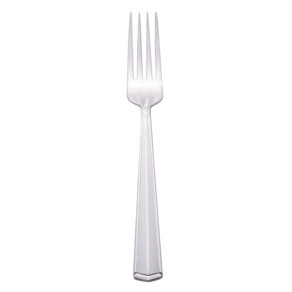 Libbey 146 039 Vermont 7 7/8" 18/0 Stainless Steel Heavy Weight European Dinner Fork - 36/Case