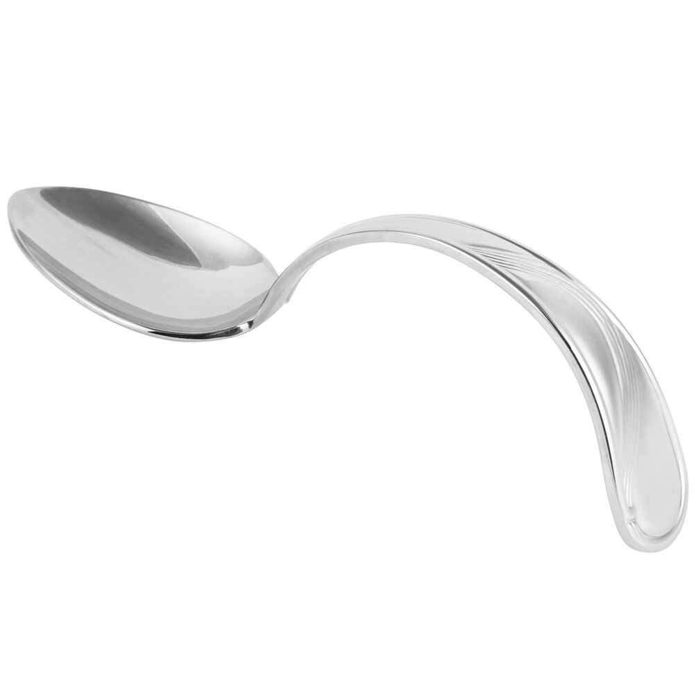 Bon Chef STS2203 Wave 6" Soup/Dessert Tasting Spoon - 12/Case