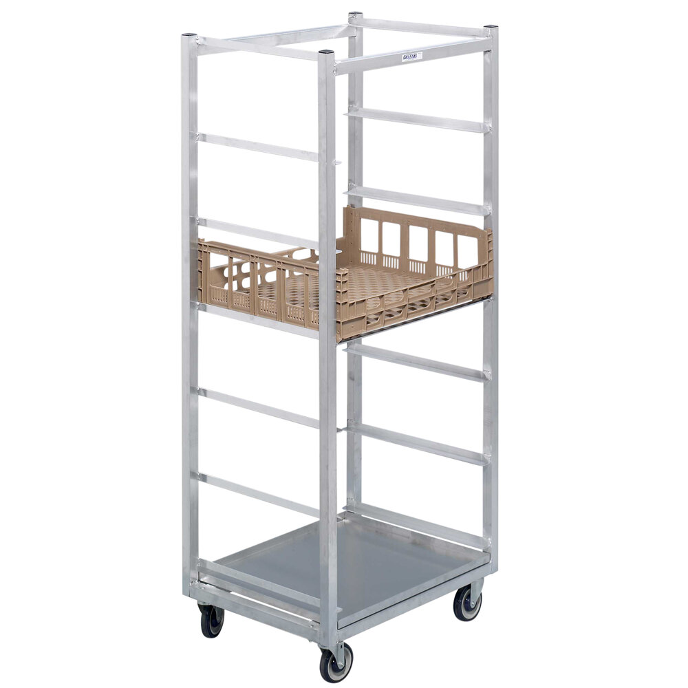 Channel PCR7M 7 Box Mobile Aluminum Produce Crisping Box Rack