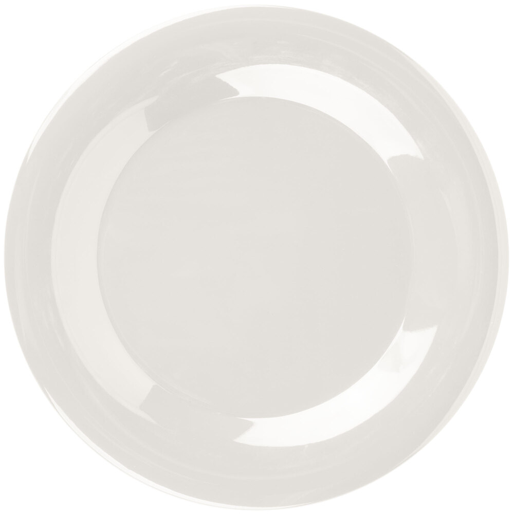 Carlisle 33801242 Sierrus 9" Bone Wide Rim Melamine Plate - 24/Case