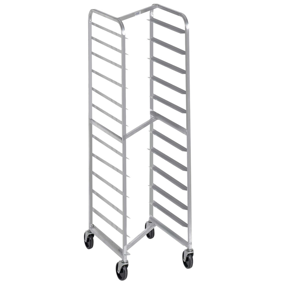 Channel 403SN 12 Pan End Load Stainless Steel Nesting Bun / Sheet Pan Rack - Assembled