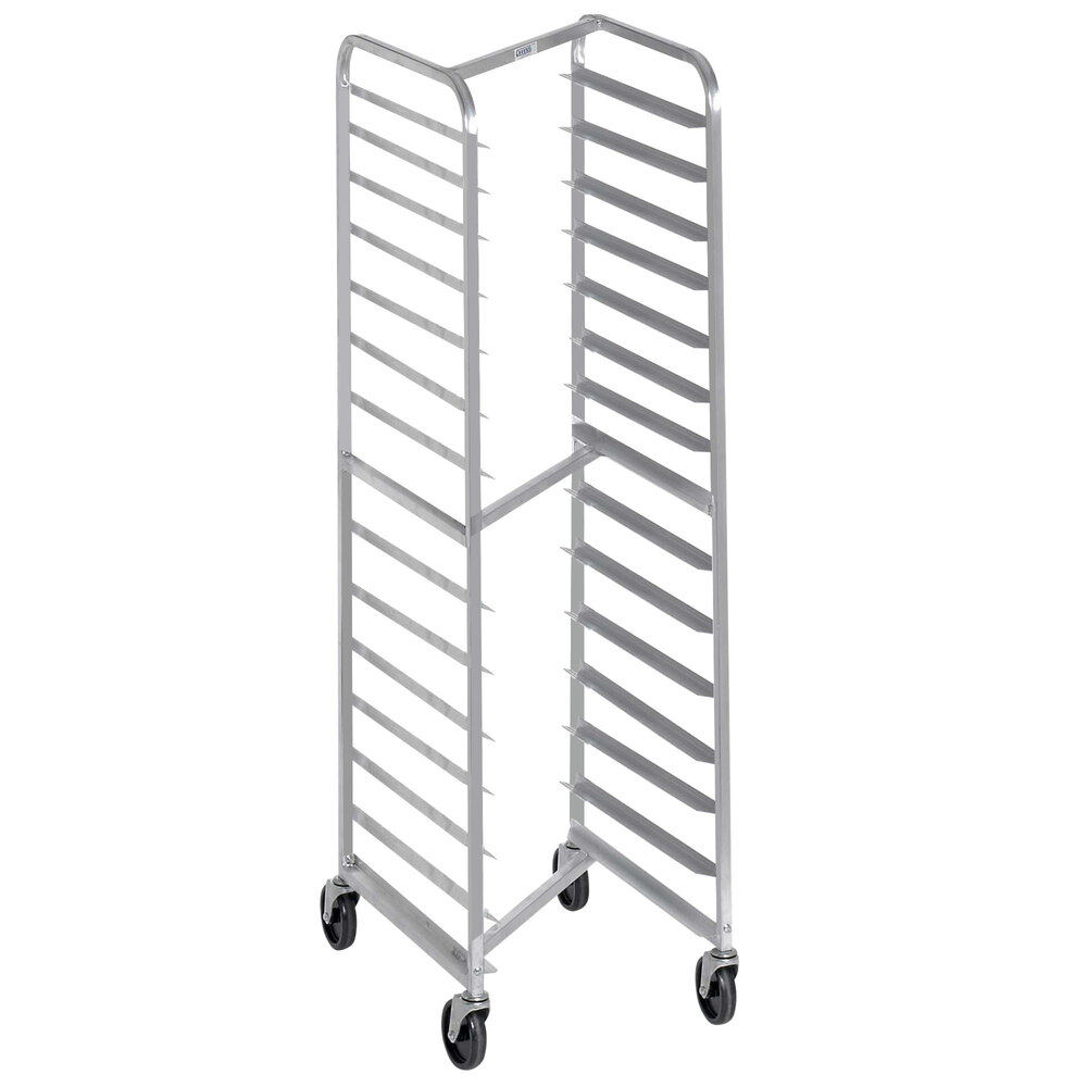 Channel 402SN 15 Pan End Load Stainless Steel Nesting Bun / Sheet Pan Rack - Assembled