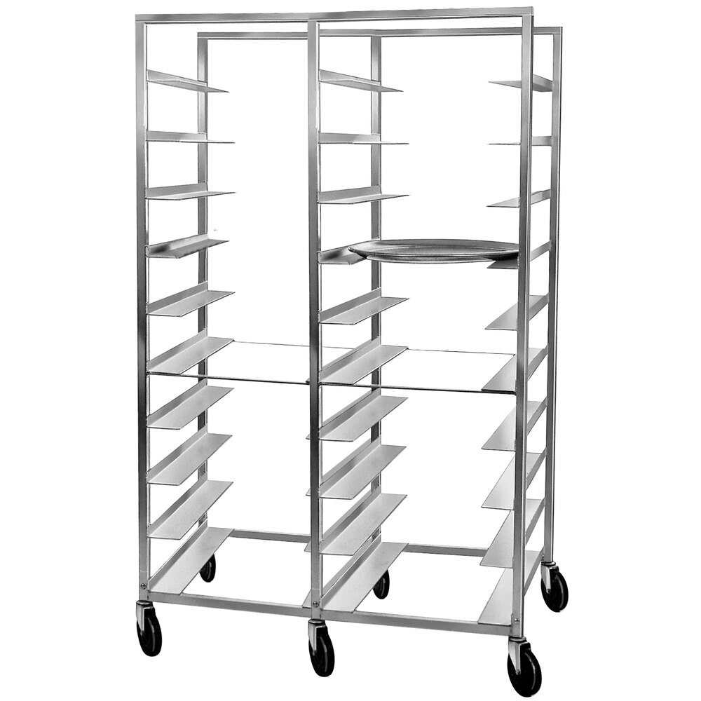 Channel AXD-OT-6D 20 Pan Double Heavy-Duty Aluminum Oval Pan Rack - Assembled