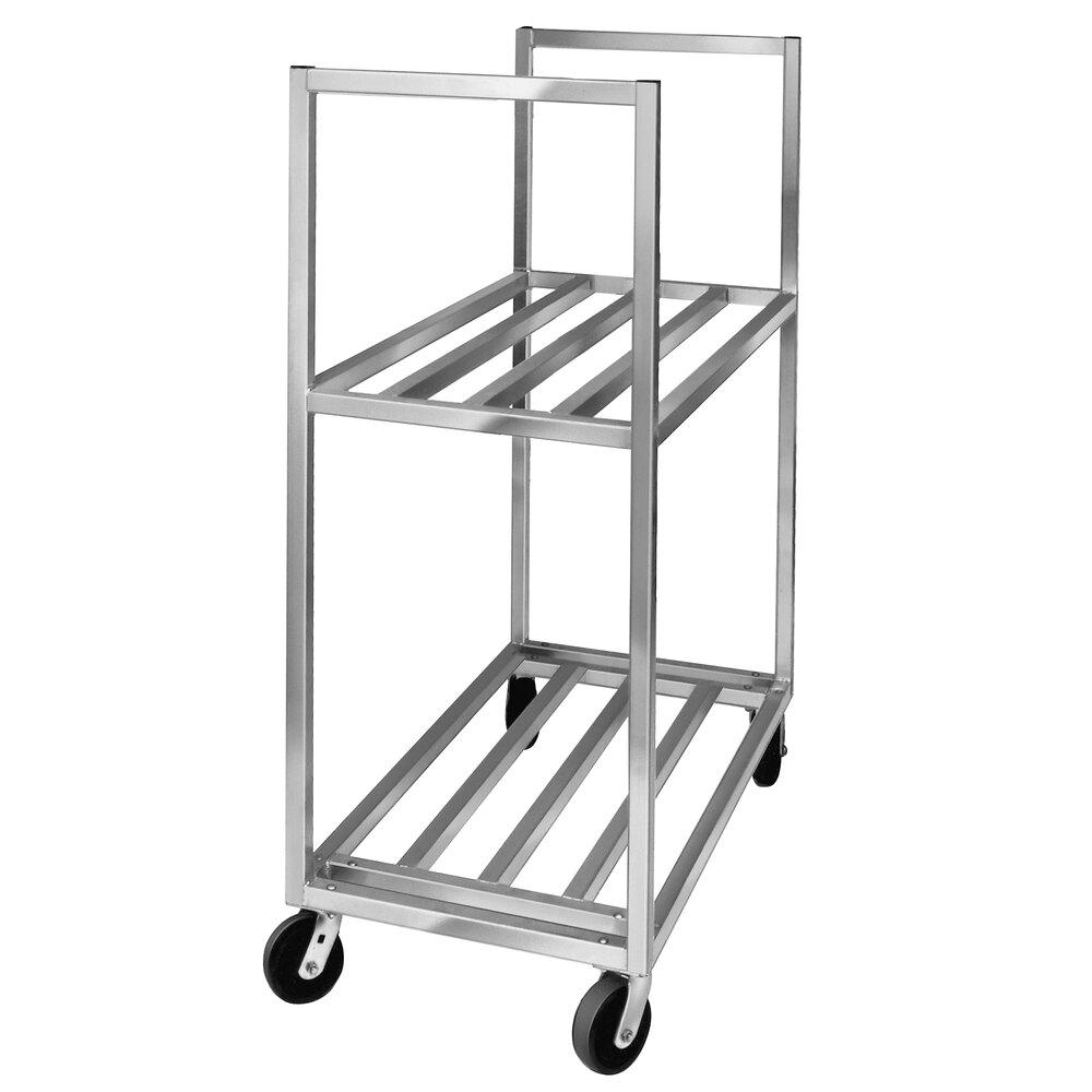 Channel BBT-3620-2 Aluminum Two Shelf Utility Cart - 36" x 20" x 67 1/2"