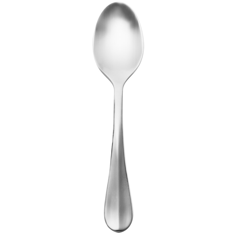 Walco Lancer from Steelite International WL9429 4 3/8" 18/10 Stainless Steel Extra Heavy Weight Demitasse Spoon - 24/Case