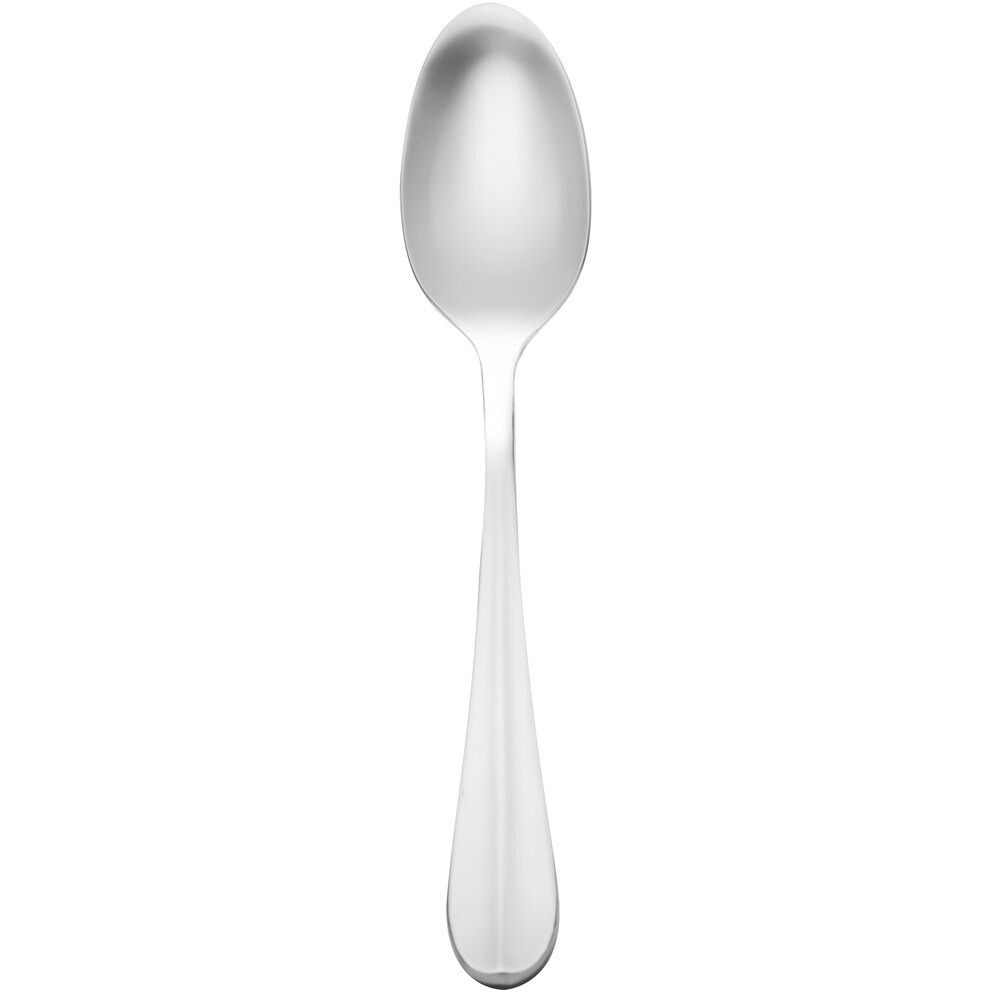 Walco Lancer from Steelite International WL9407 6 15/16" 18/10 Stainless Steel Extra Heavy Weight Dessert Spoon - 24/Case