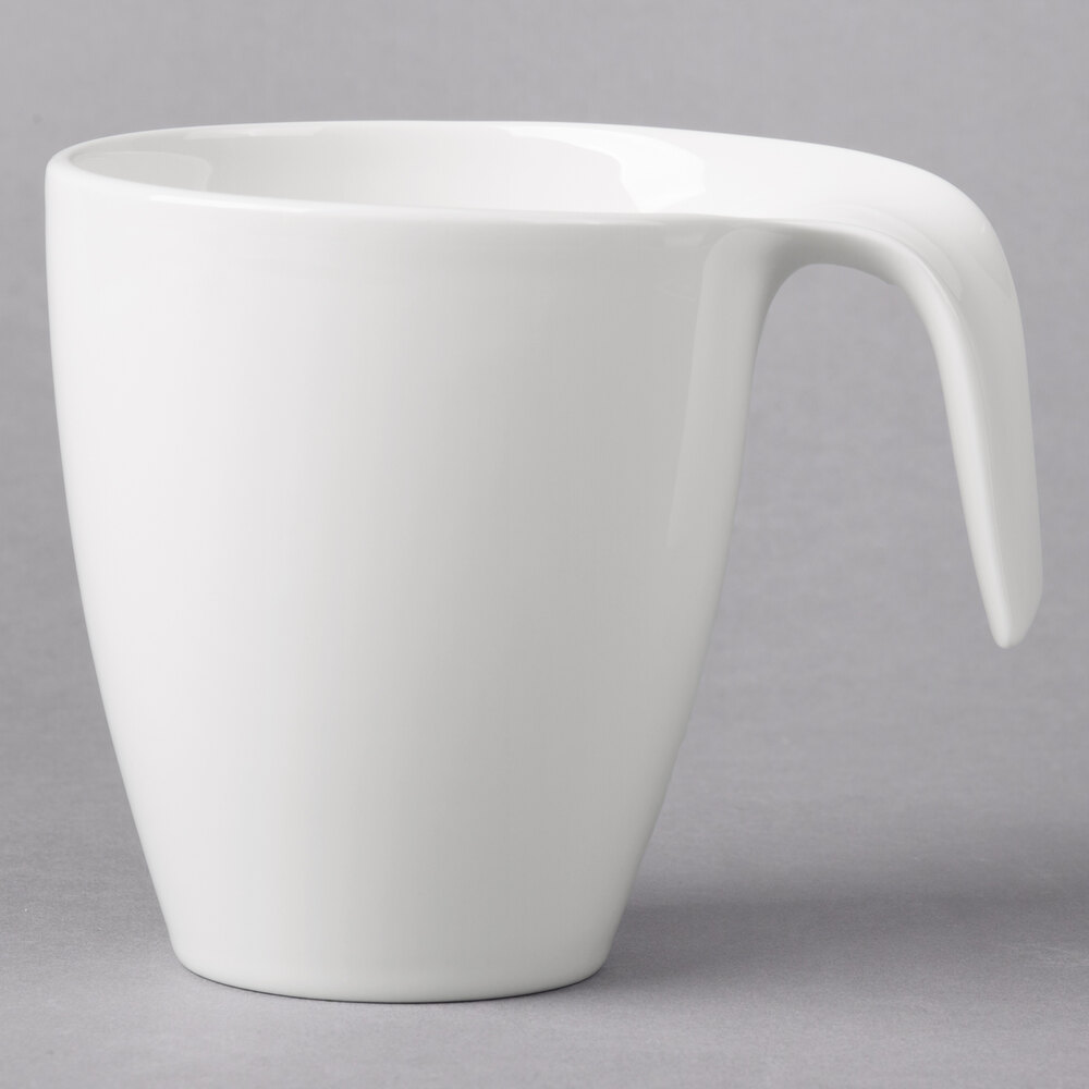 Villeroy & Boch 10-3420-9651 Flow 11.5 oz. White Premium Porcelain Mug - 6/Case