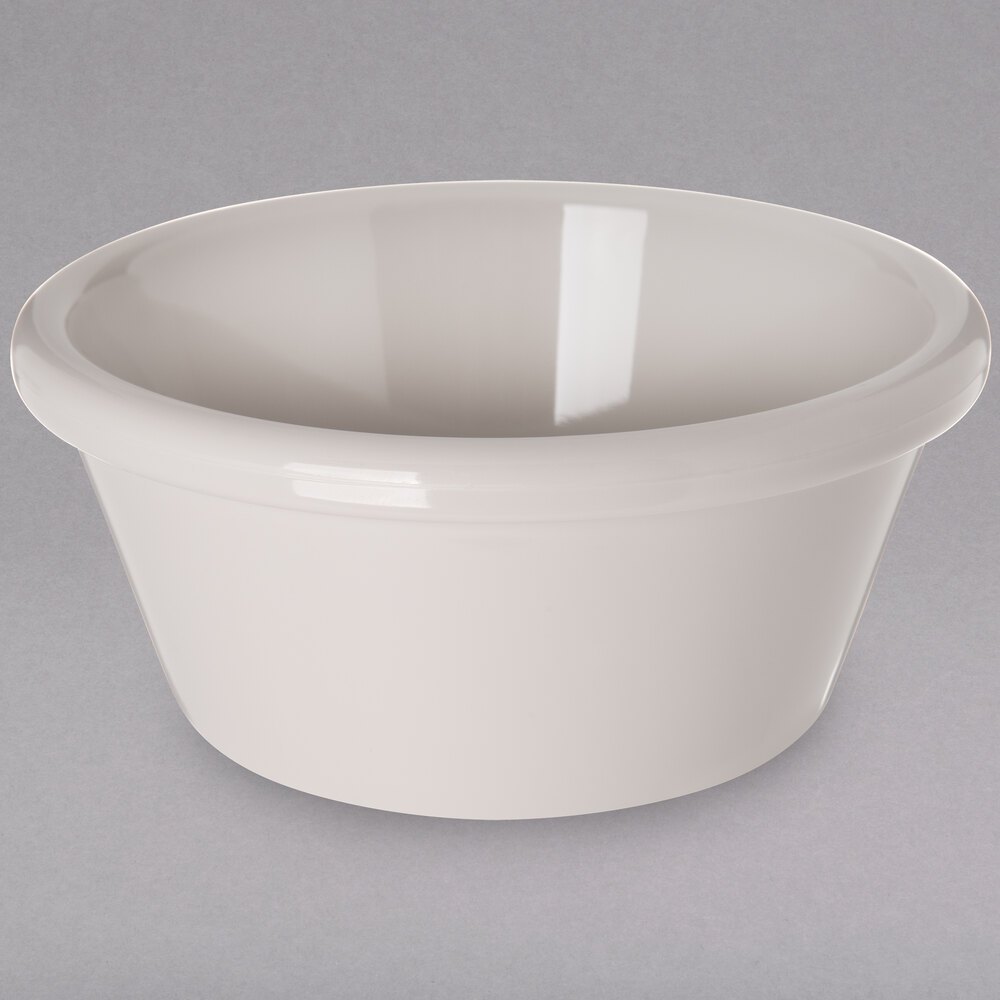 Carlisle 4312642 Bone White 6 oz. Smooth Plastic Ramekin - 48/Case