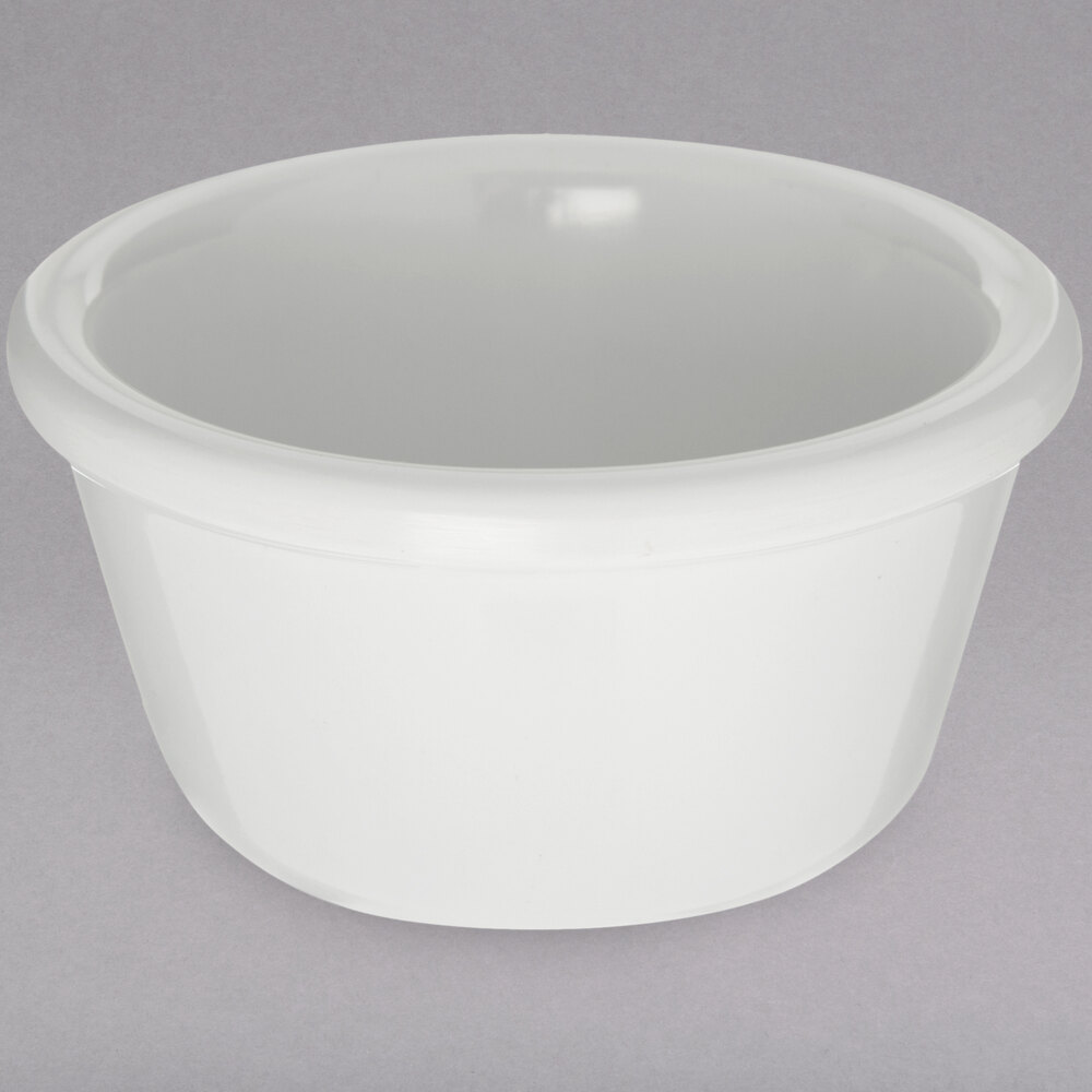 Carlisle 4 oz. White Smooth Melamine Ramekin - 48/Case