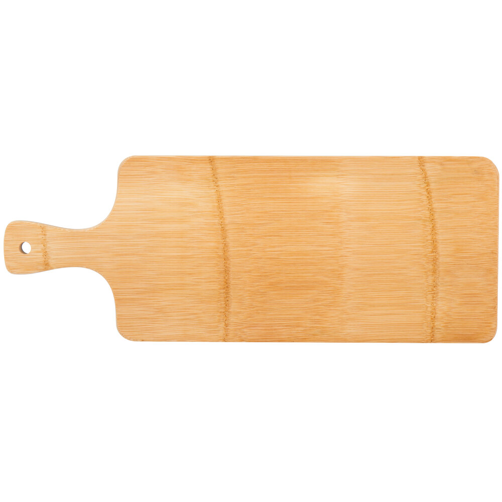 American Metalcraft BWBL 19" x 7" Carbonized Bamboo Serving Peel