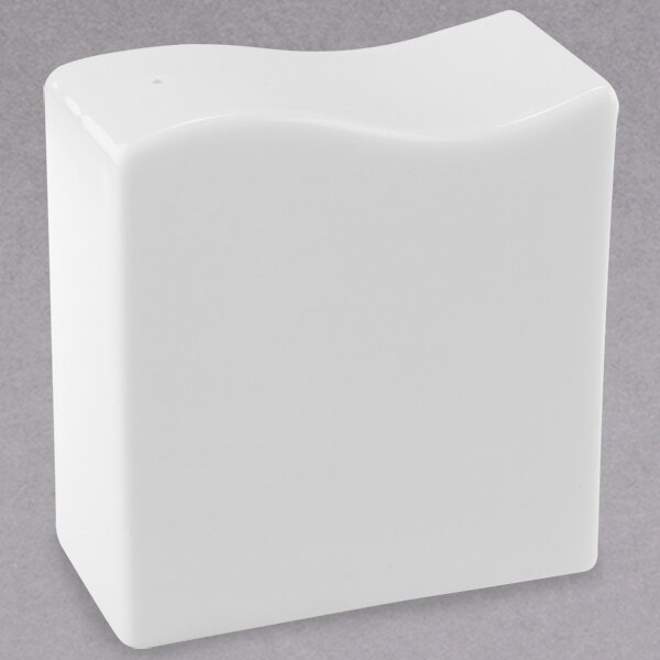 Villeroy & Boch 10-2525-3480 NewWave 2 3/4" x 1 5/8" White Premium Porcelain Pepper Shaker - 2/Case