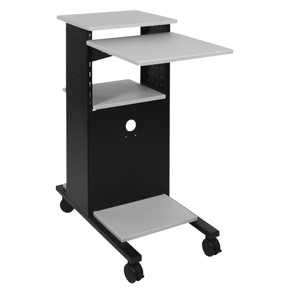 Luxor WPS4 Presentation Station Cart - 34 1/2" x 18 1/4" x 39 1/2"
