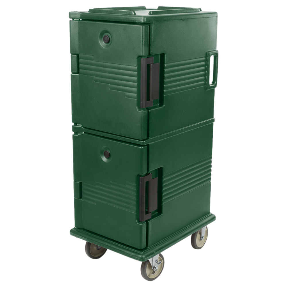 Cambro UPC800519 Ultra Camcart® Kentucky Green Insulated Food Pan Carrier - Holds 12 Pans
