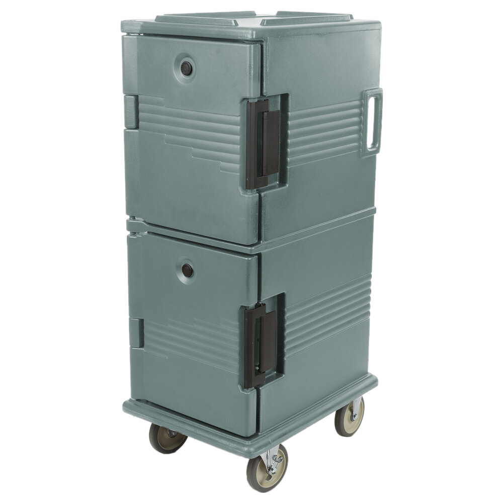 Cambro UPC800401 Ultra Camcart® Slate Blue Insulated Food Pan Carrier - Holds 12 Pans