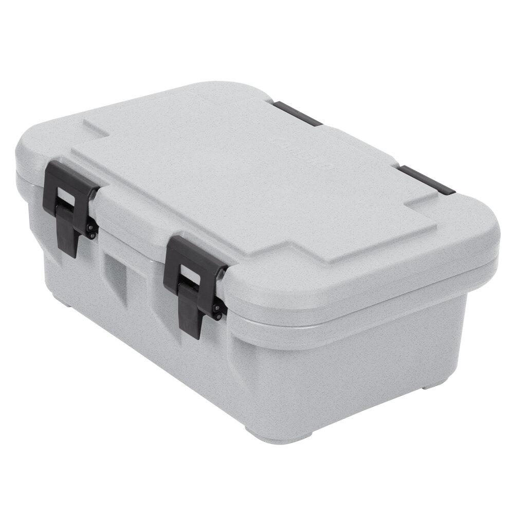 Cambro UPCS160480 Camcarrier® S-Series® Speckled Gray Top Loading 6" Deep Insulated Food Pan Carrier