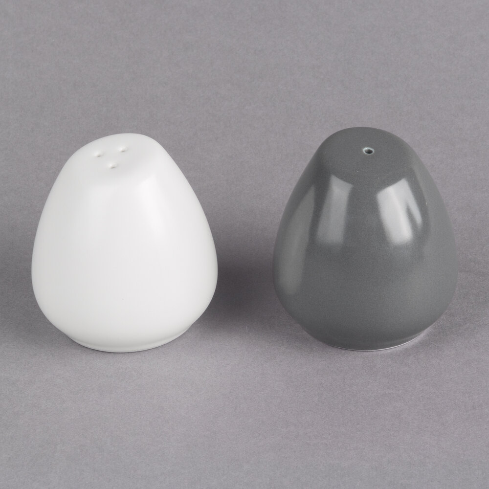 American Metalcraft PSP2 2 oz. Porcelain Salt and Pepper Shaker Set