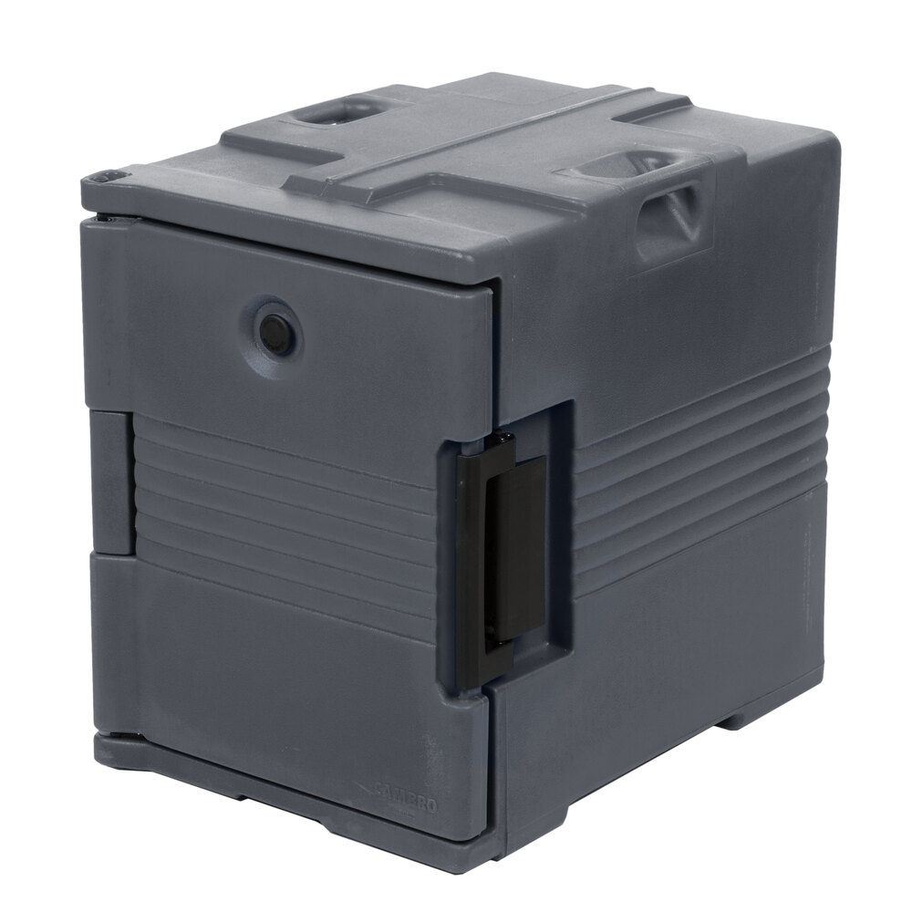 Cambro Ultra Pan Carrier® Granite Gray Front Loading Insulated Food Pan Carrier - 6 Full-Size Pan Max Capacity