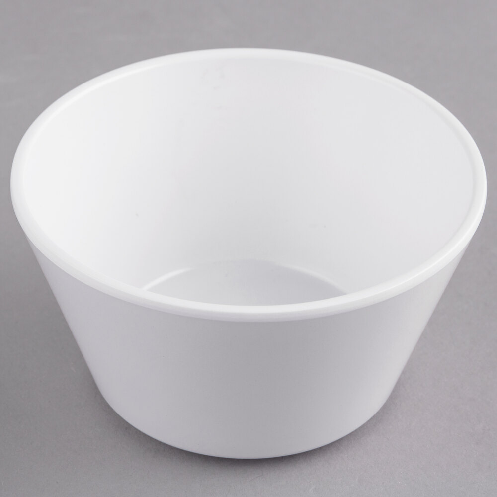 G.E.T. BC-007-W White 8 oz. SuperMel Bowl - 48/Case