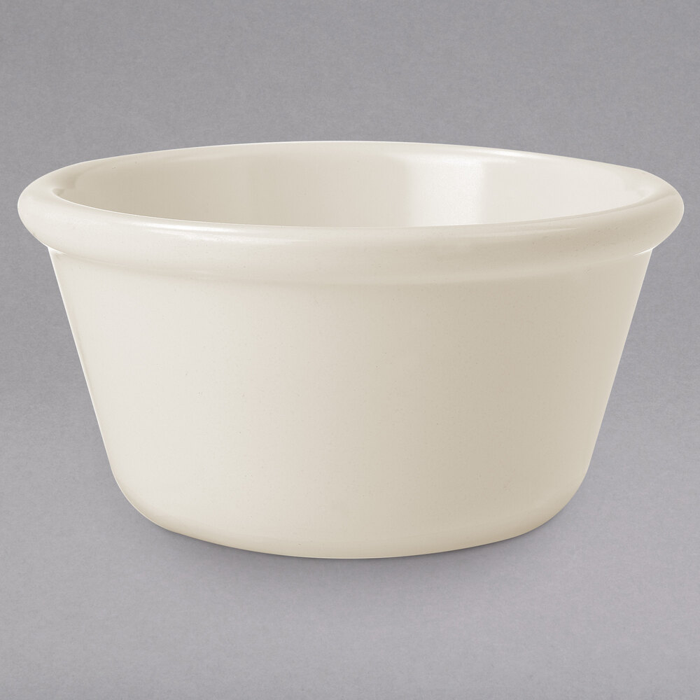 GET RM-388-IV 3 oz. Ivory Smooth Melamine Ramekin - 48/Case