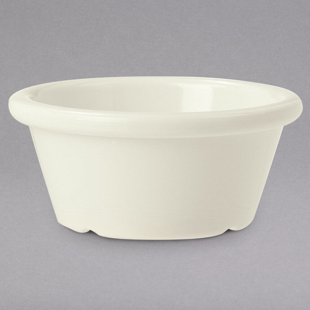 GET S-617-IV 1.75 oz. Ivory Smooth Melamine Ramekin - 48/Case