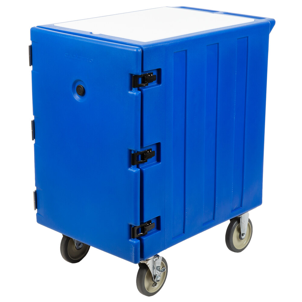 Cambro 1826LBC186 Camcart® Navy Blue Single Compartment Mobile Cart for 18" x 26" Food Storage Boxes