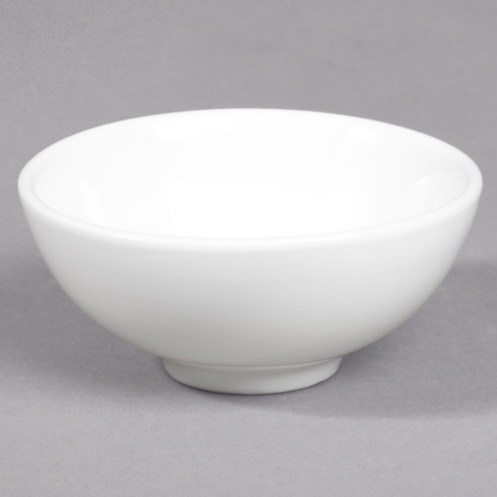 10 Strawberry Street WTR-3FTDSAU Whittier 2 oz. White Porcelain Sauce Dish - 36/Case