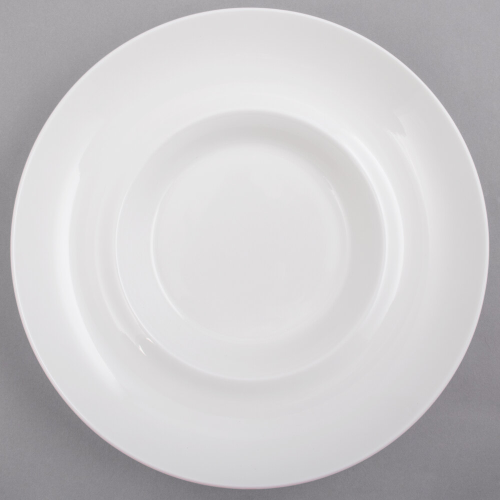 10 Strawberry Street WTR-10TAOBWL Whittier 8 oz. White Porcelain Tao Bowl - 24/Case