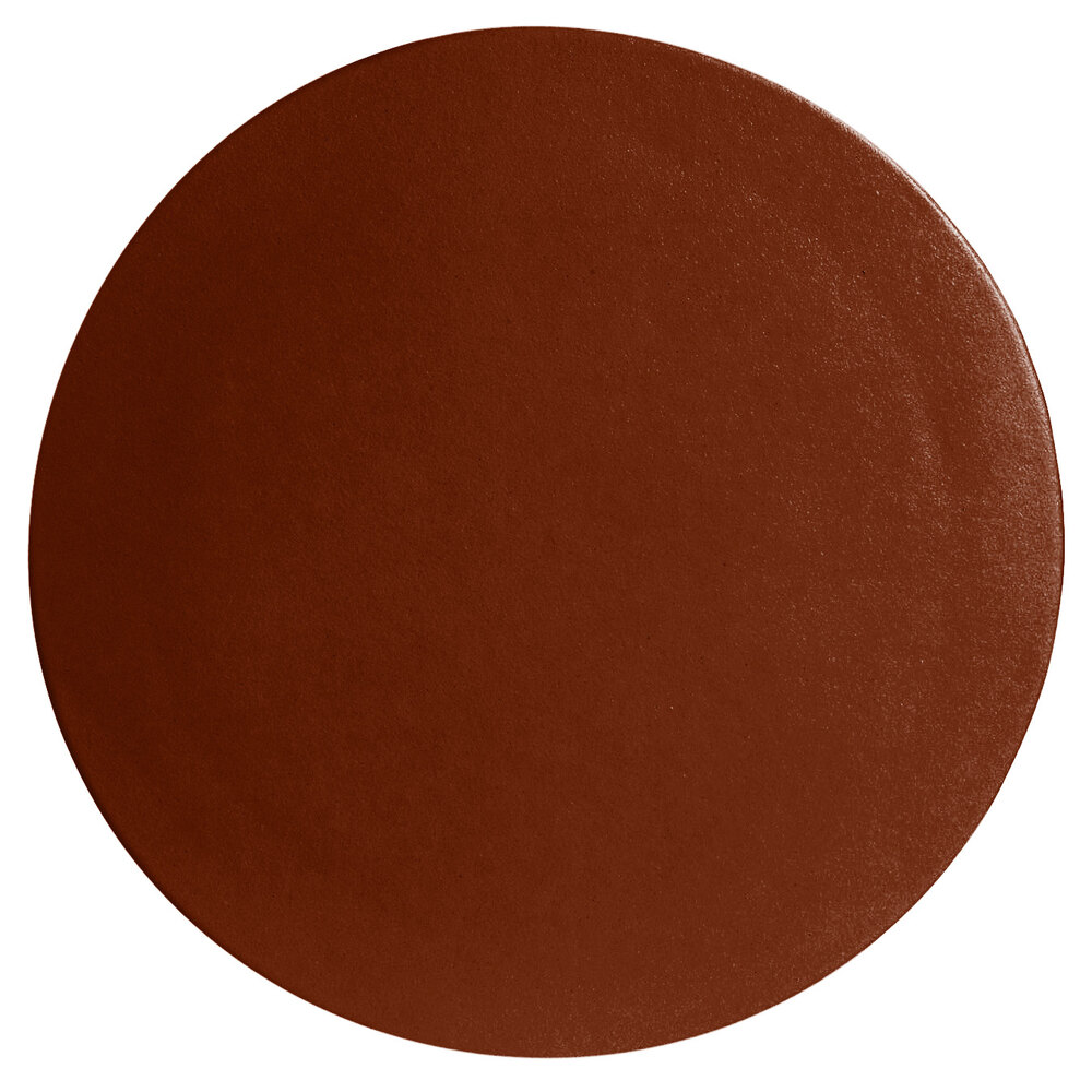 G.E.T. Enterprises DR001-MOD-CH Bugambilia 12" Smooth MOD Finish Chocolate Resin-Coated Aluminum XS Round Disc