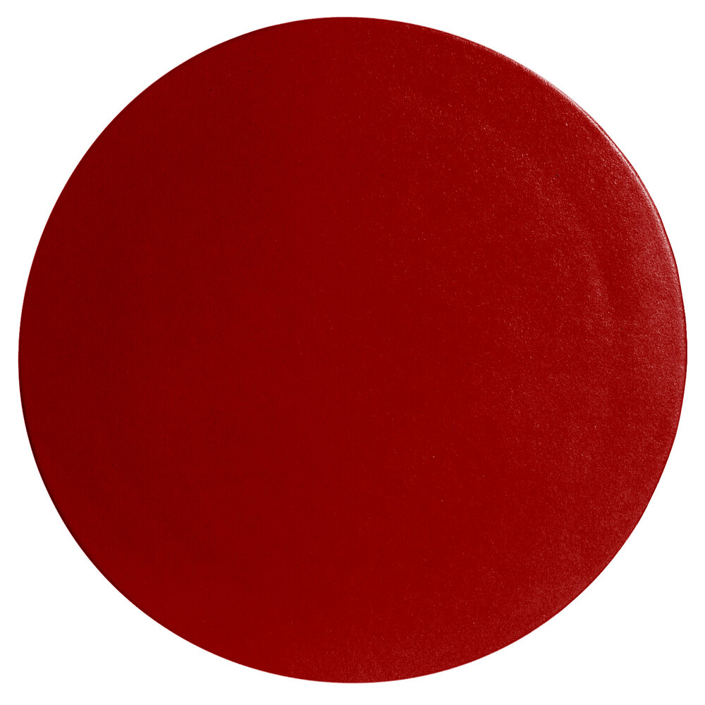 G.E.T. Enterprises DR001FR Bugambilia 12" Classic Textured Finish Fire Red Resin-Coated Aluminum XS Round Disc