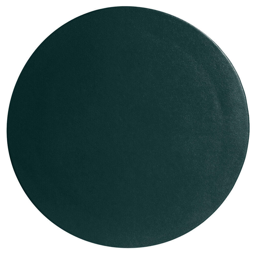 G.E.T. Enterprises DR001FT Bugambilia 12" Classic Textured Finish Forest Green Resin-Coated Aluminum XS Round Disc