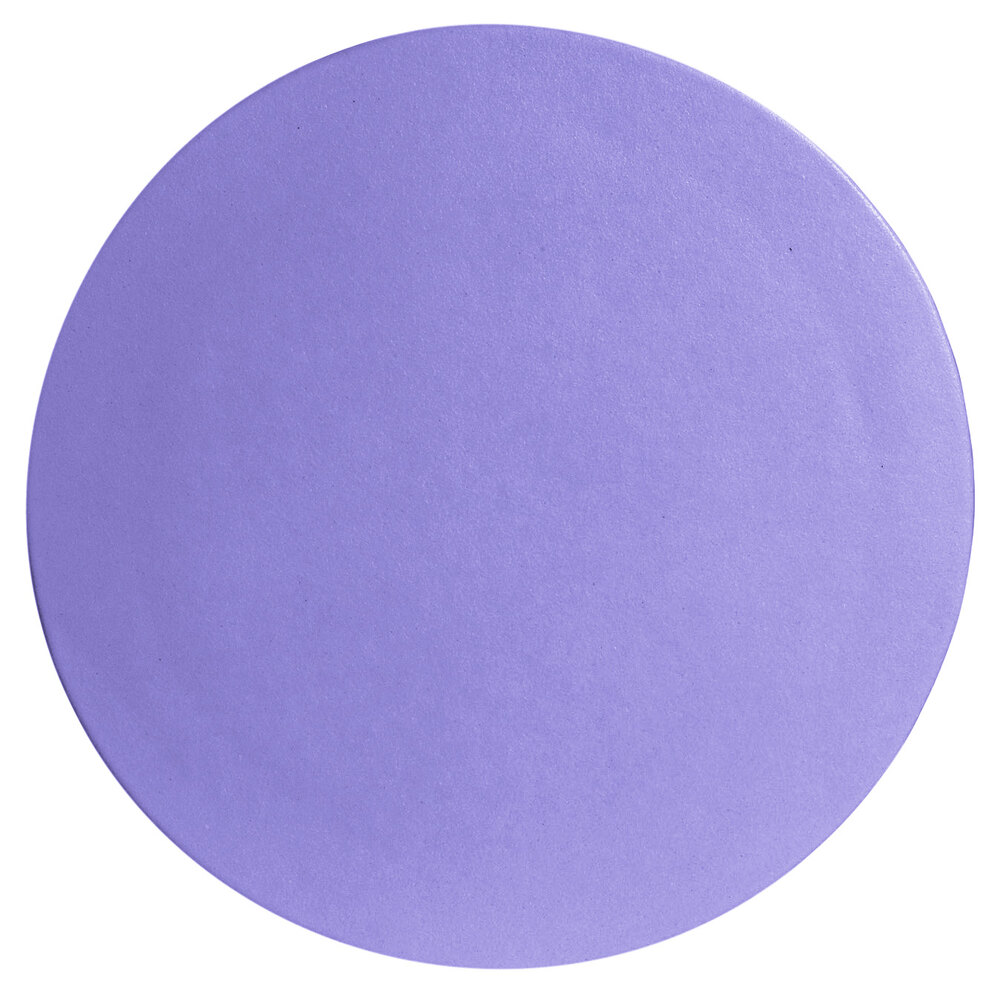 G.E.T. Enterprises DR002LV Bugambilia 14 1/4" Classic Textured Finish Lavender Resin-Coated Aluminum Small Round Disc
