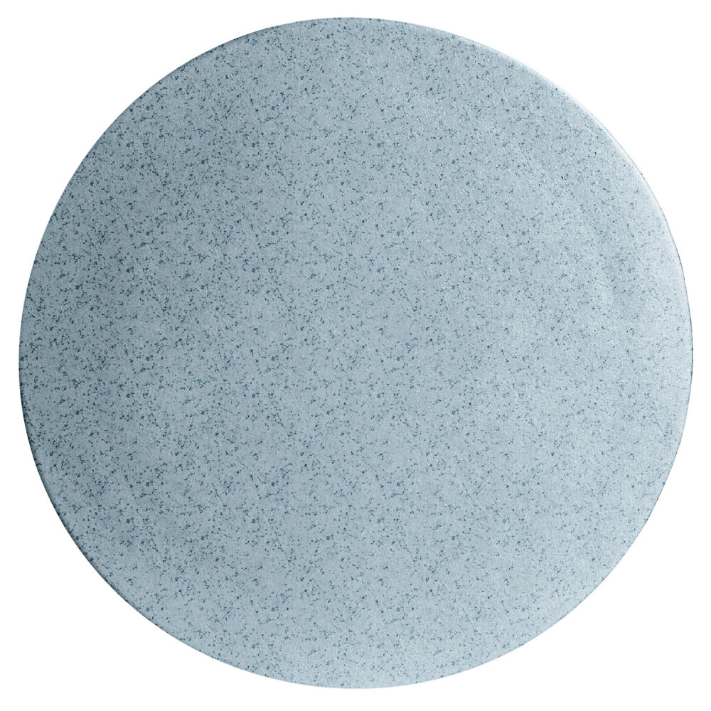 G.E.T. Enterprises DR002-MOD-SB Bugambilia 14 1/4" Smooth MOD Finish Sky Blue Granite Resin-Coated Aluminum Small Round Disc