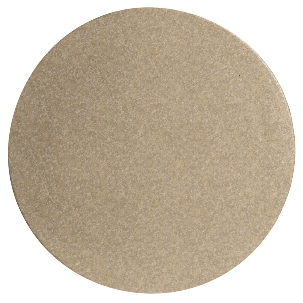 G.E.T. Enterprises DR003-MOD-S Bugambilia 15 3/4" Smooth MOD Finish Sand Granite Resin-Coated Aluminum Medium Round Disc