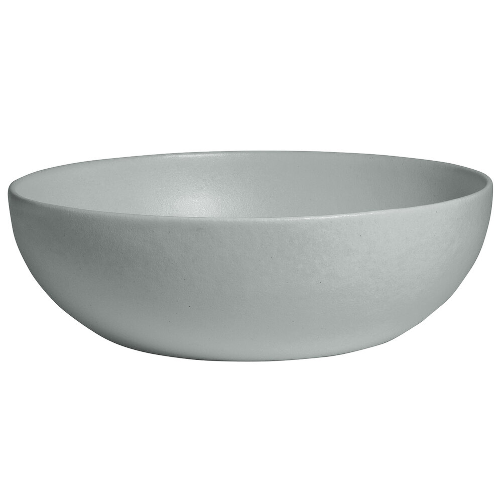 G.E.T. Enterprises BRD18-MOD-ST Bugambilia 15.9 Qt. Smooth MOD Finish Steel Resin-Coated Aluminum Extra Large Deep Round Bowl