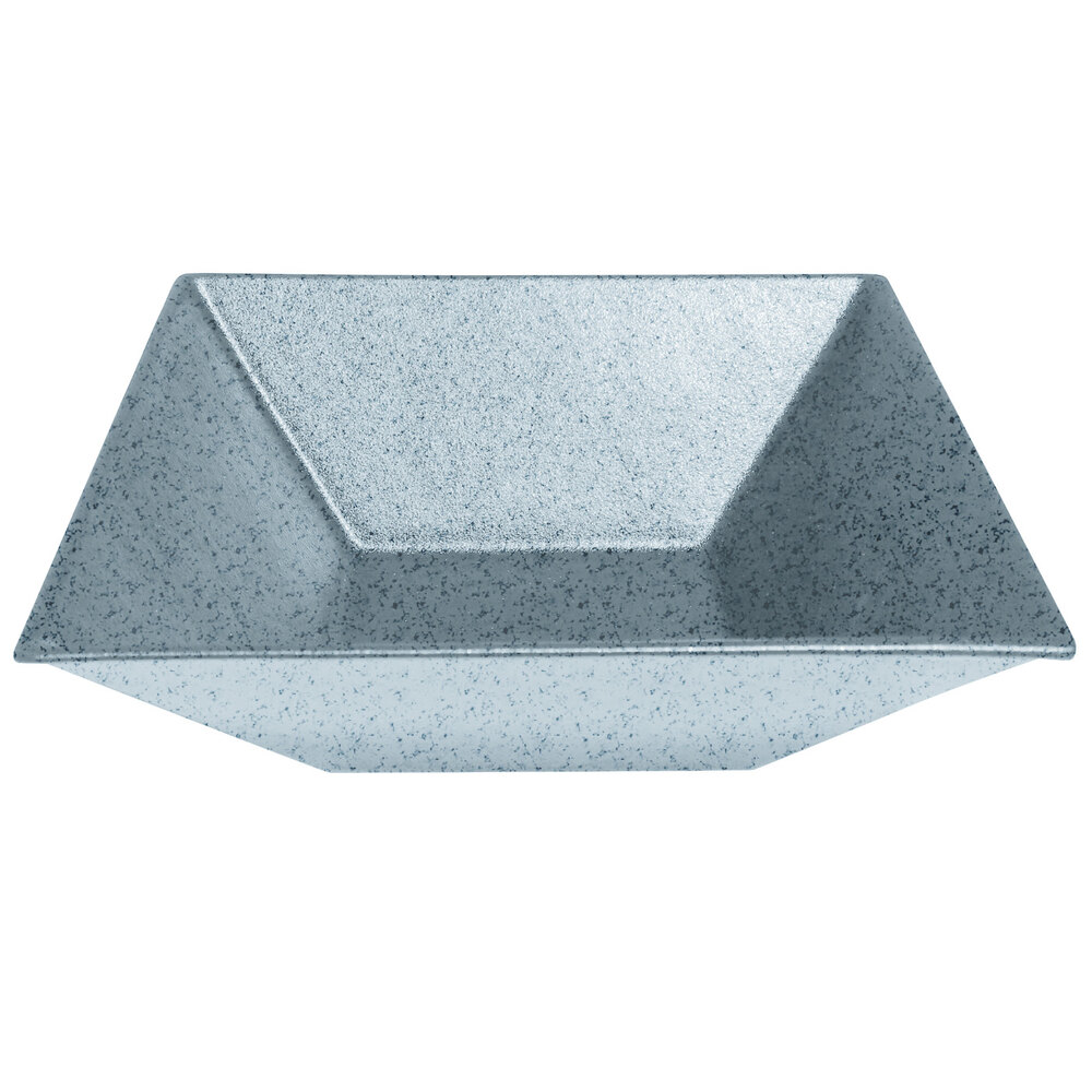 G.E.T. Enterprises BSD16SB Bugambilia 13.5 Qt. Classic Textured Finish Sky Blue Granite Resin-Coated Aluminum XL Deep Square Bowl