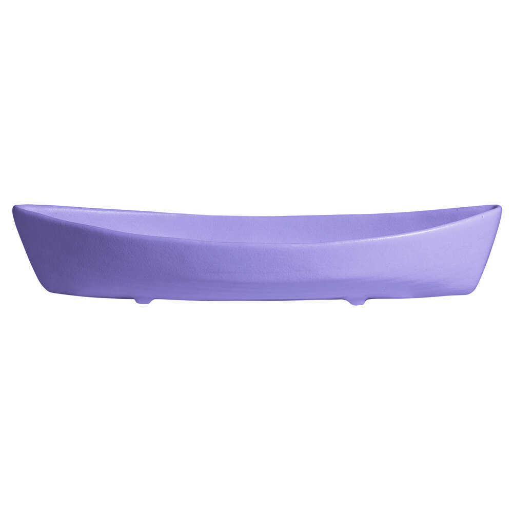 G.E.T. Enterprises BT031LV Bugambilia 6.9 Qt. Classic Textured Finish Lavender Resin-Coated Aluminum Deep Boat