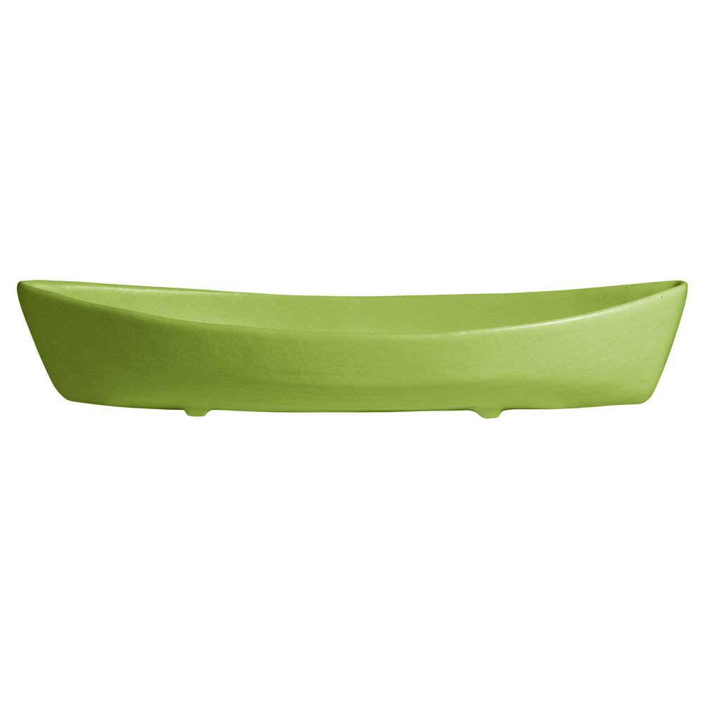 G.E.T. Enterprises BT031LM Bugambilia 6.9 Qt. Classic Textured Finish Lime Resin-Coated Aluminum Deep Boat