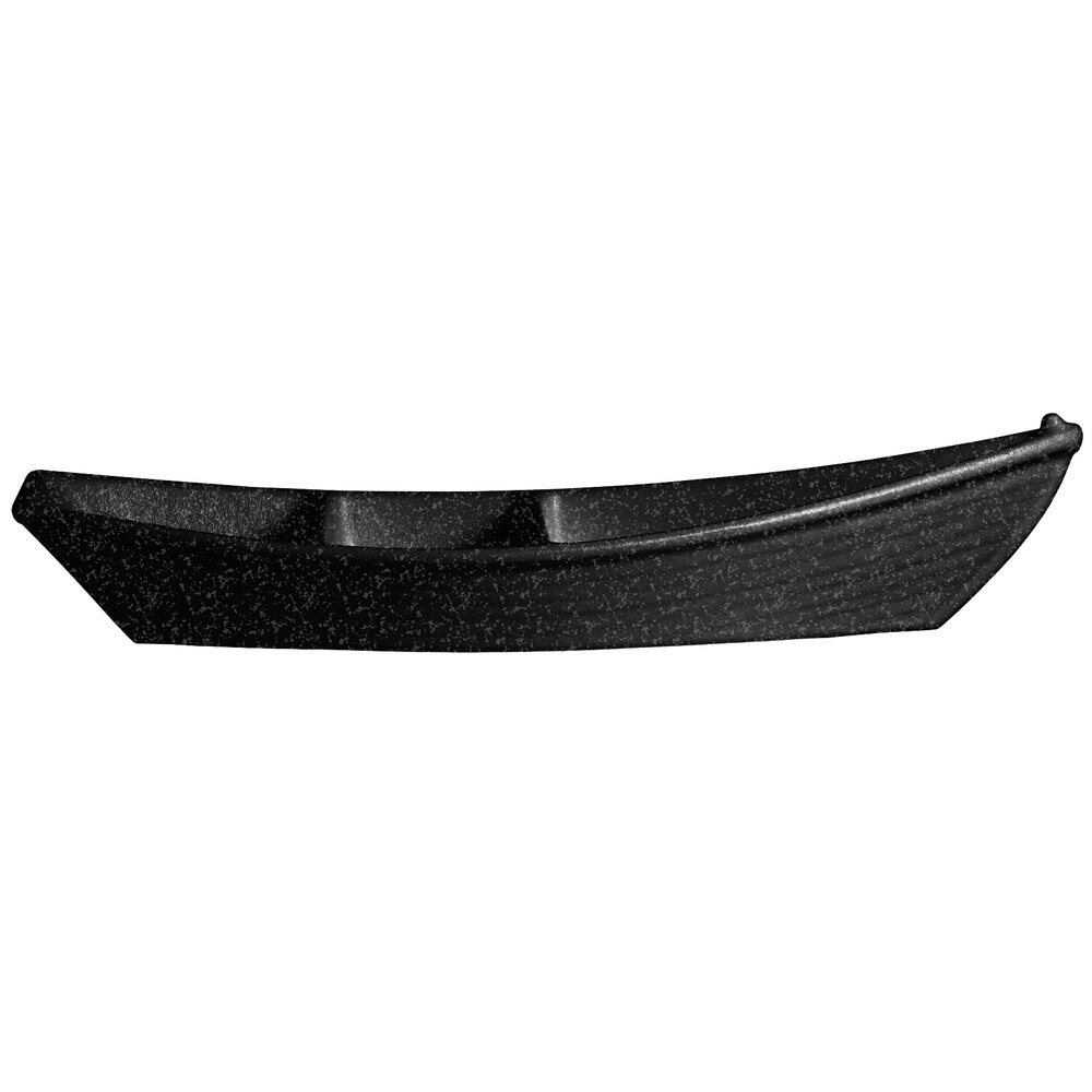 G.E.T. Enterprises BT320-MOD-GB Bugambilia 3.6 Qt. Smooth MOD Finish Black Granite Resin-Coated Aluminum Deep Boat with Dividers